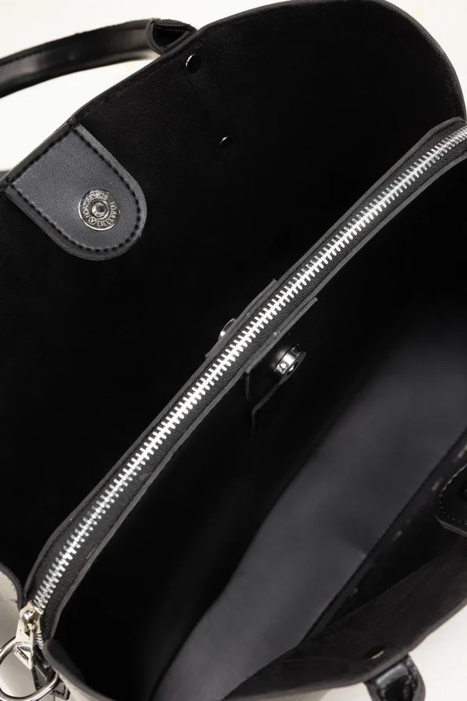 Black Shoulder Bag IBS-SHB25-030 - Image 2
